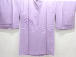 未使用品　カットワーク松扇に水仙模様絵羽道行コート
